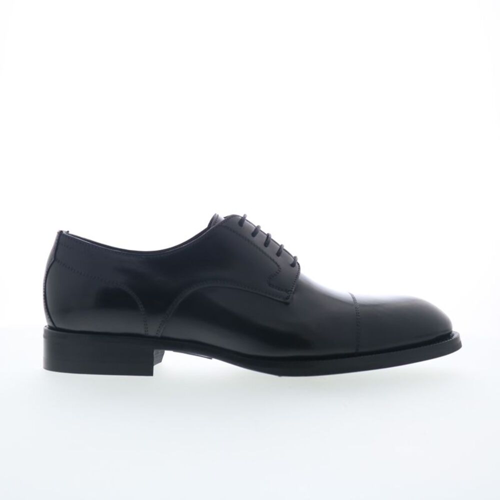 Di Bianco Mens Bersano Lined Calf Black Shoes (NWT)